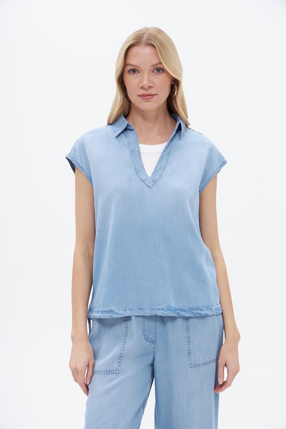 Блузка Lecomte из лиоцела