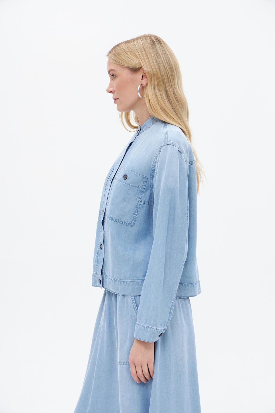 Жакет Lecomte джинсовый голубой