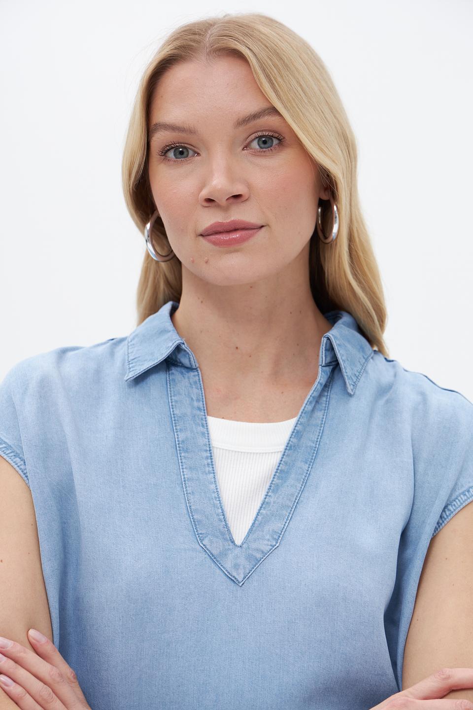 Блузка Lecomte из лиоцела