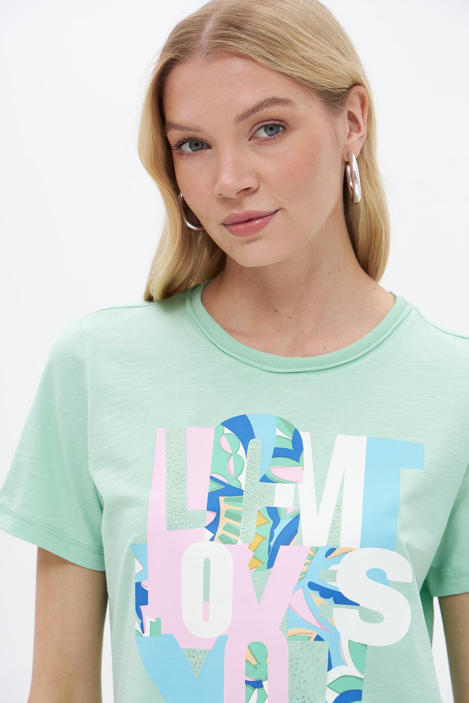 Футболка Lecomte с принтом