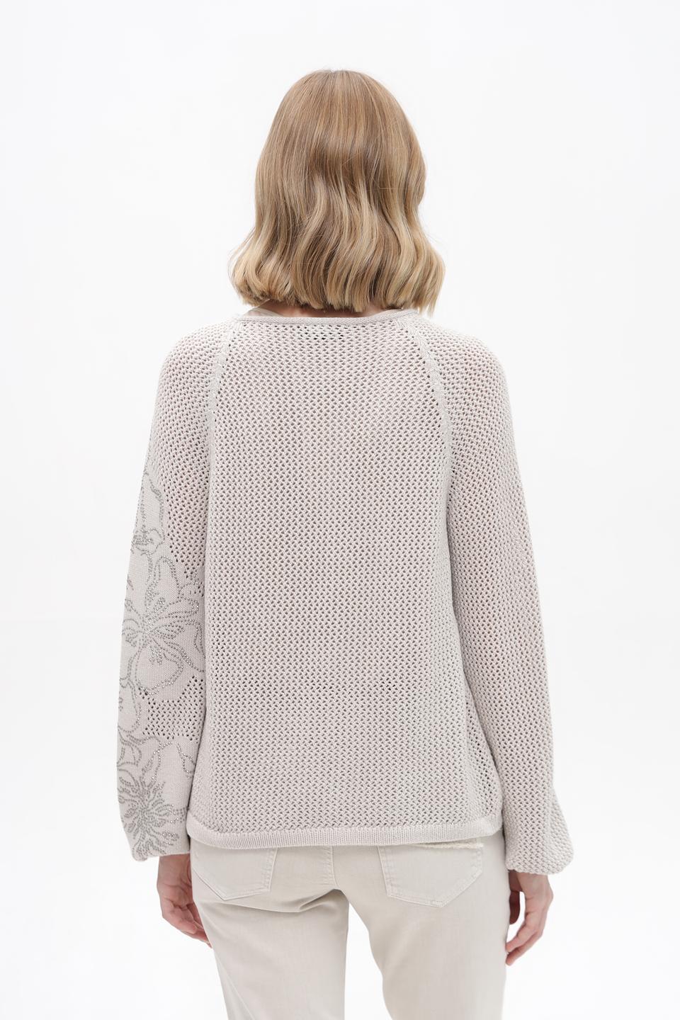 Пуловер Monari с цветочным узором