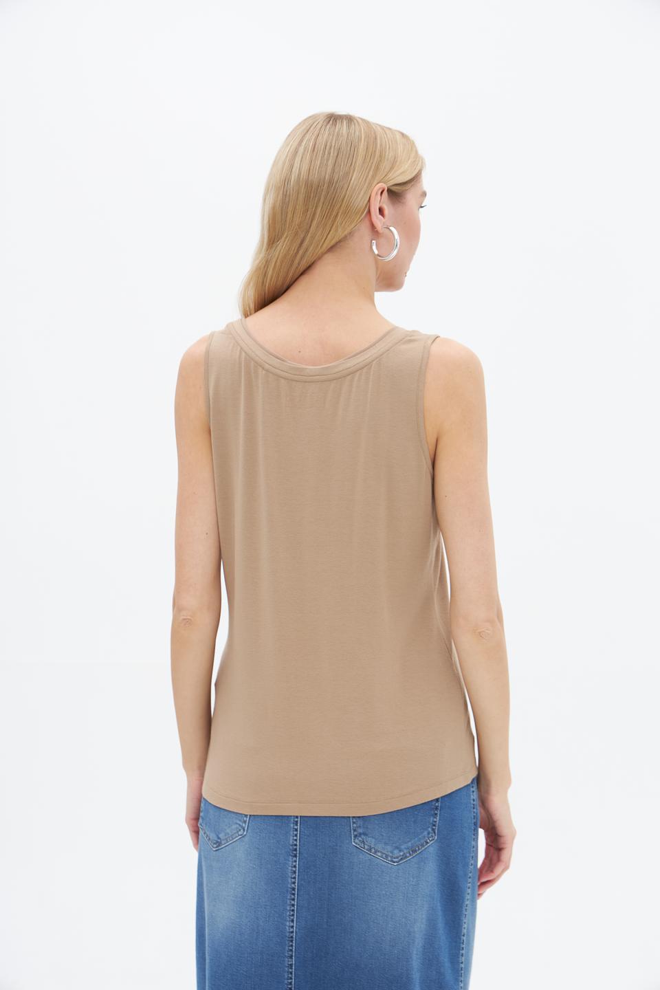Топ Lecomte бежевый