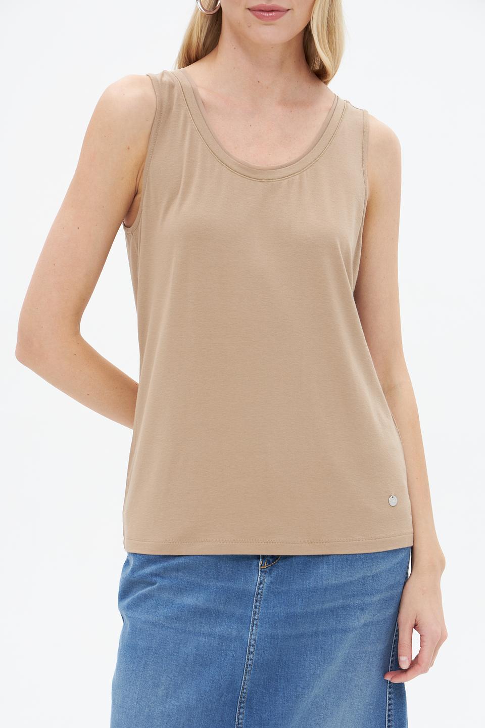 Топ Lecomte бежевый