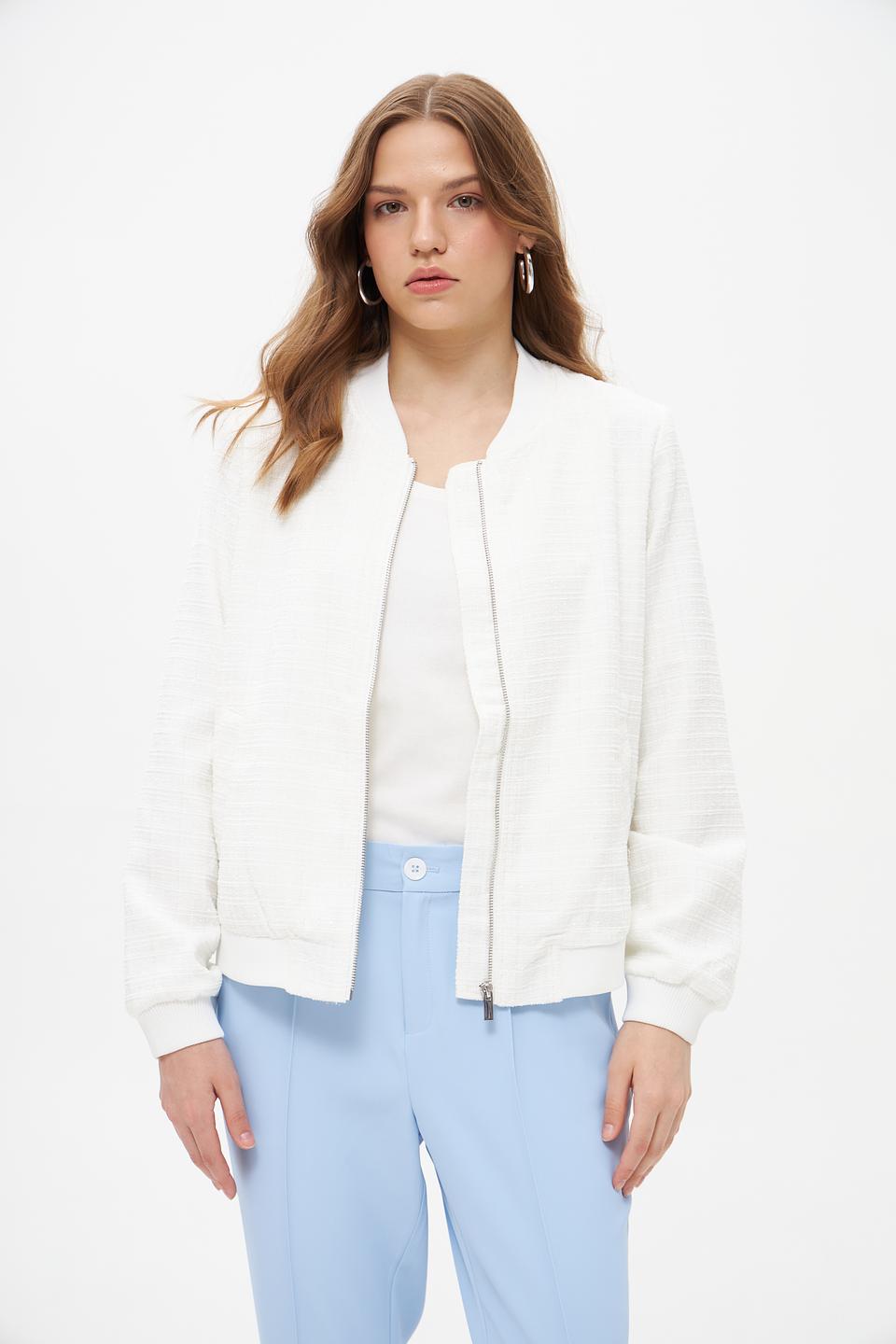Жакет Suza стеганый белый