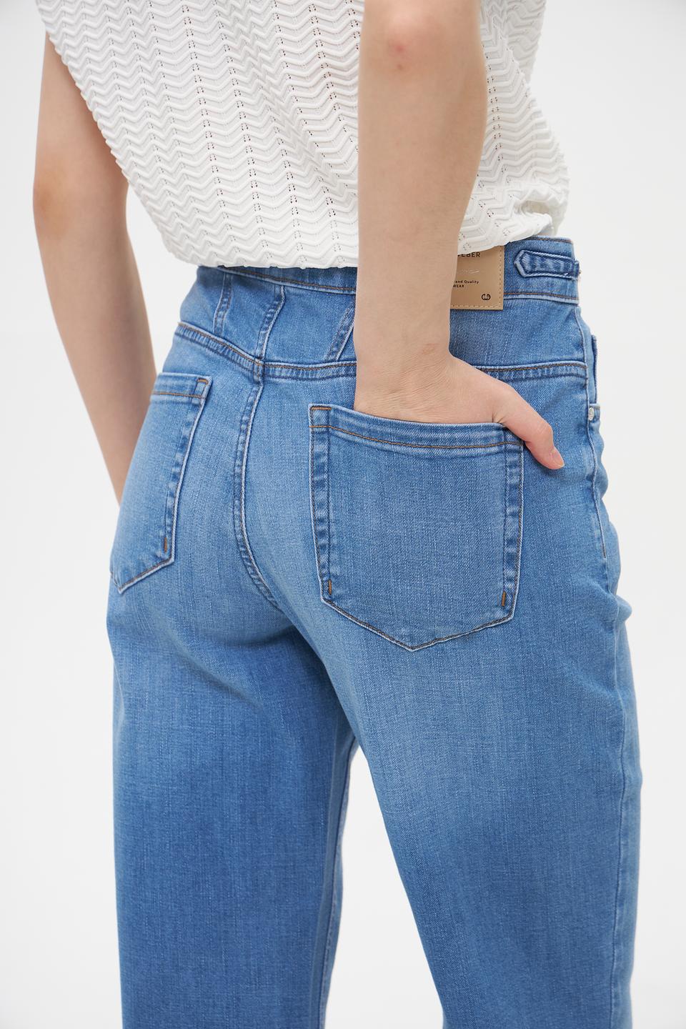 Джинсы прямые Gerry Weber синие