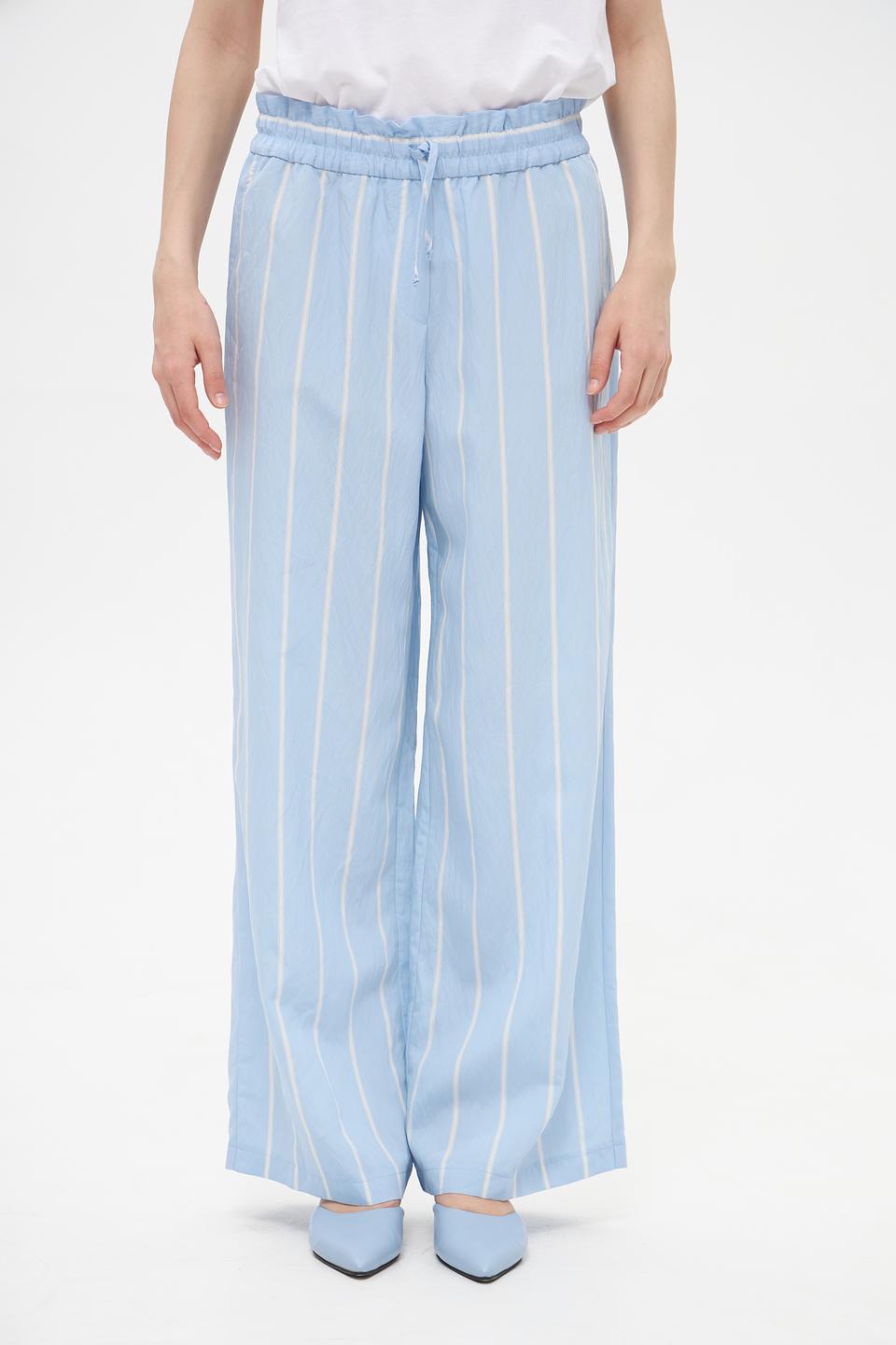 Брюки палаццо Marc Aurel в полоску