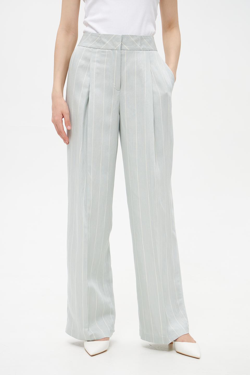 Брюки палаццо Marc Cain в полоску