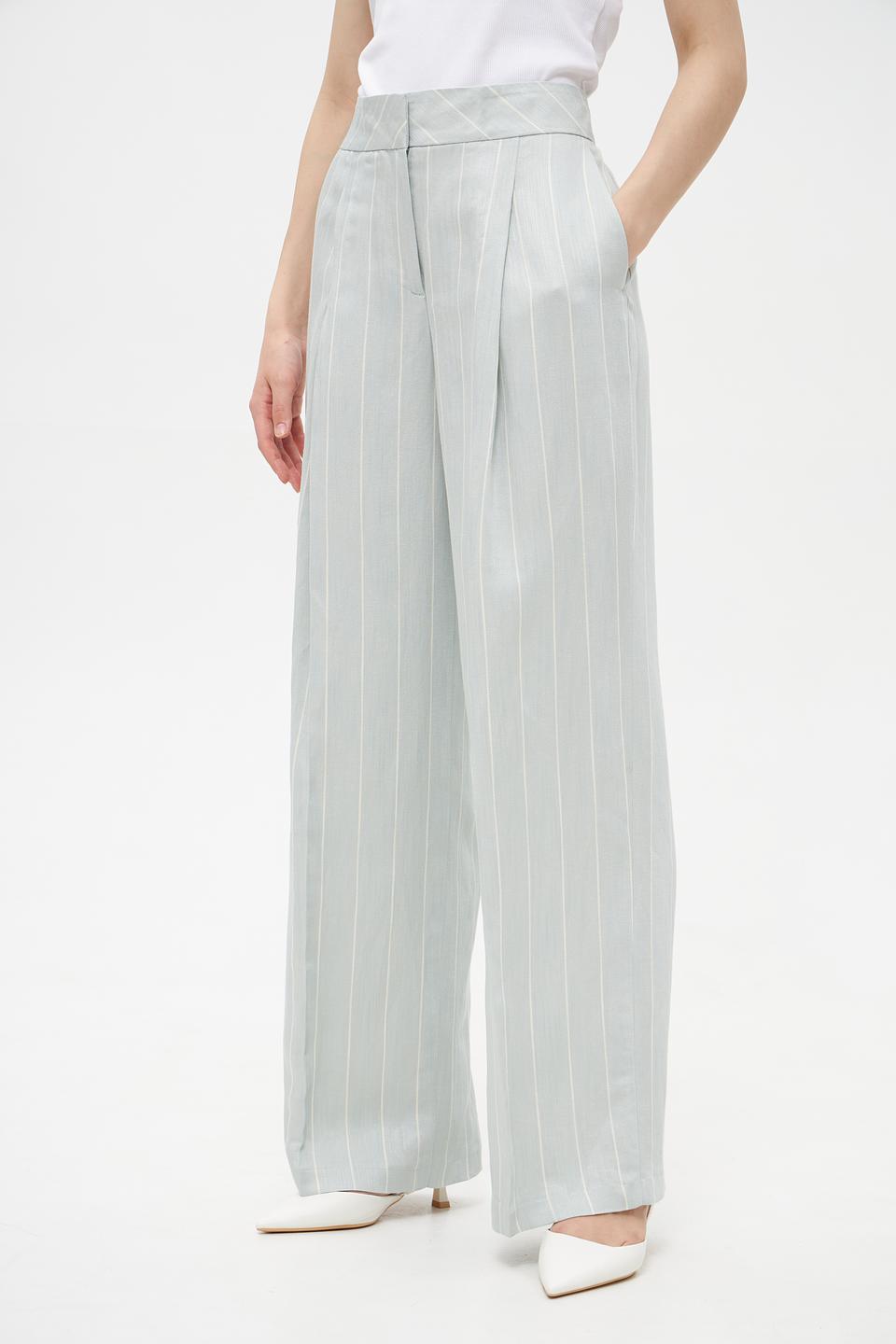 Брюки палаццо Marc Cain в полоску