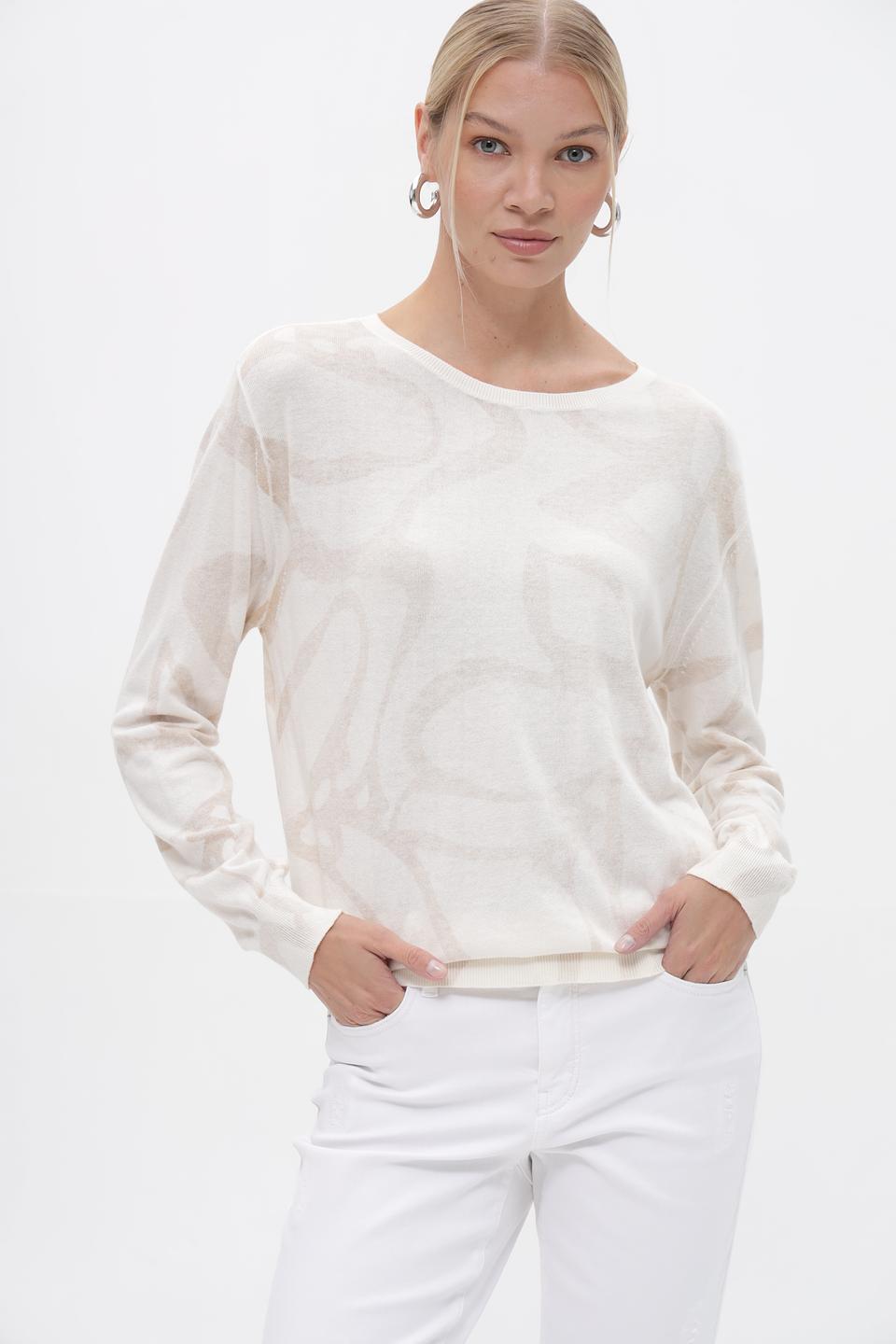 Пуловер Tom Tailor с принтом