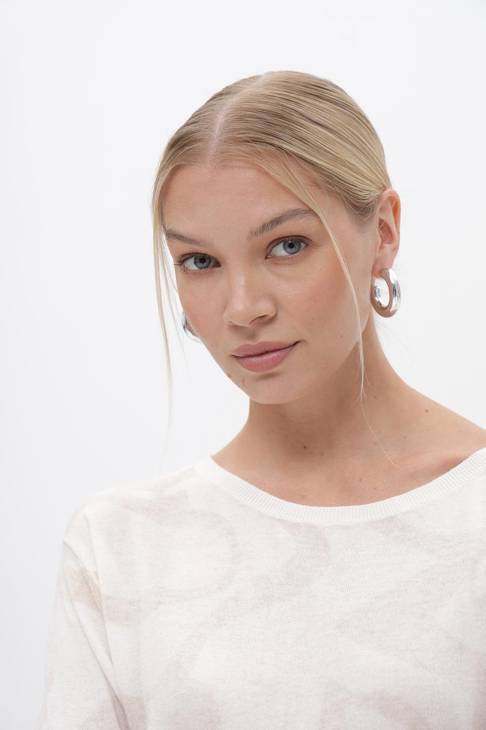 Пуловер Tom Tailor с принтом