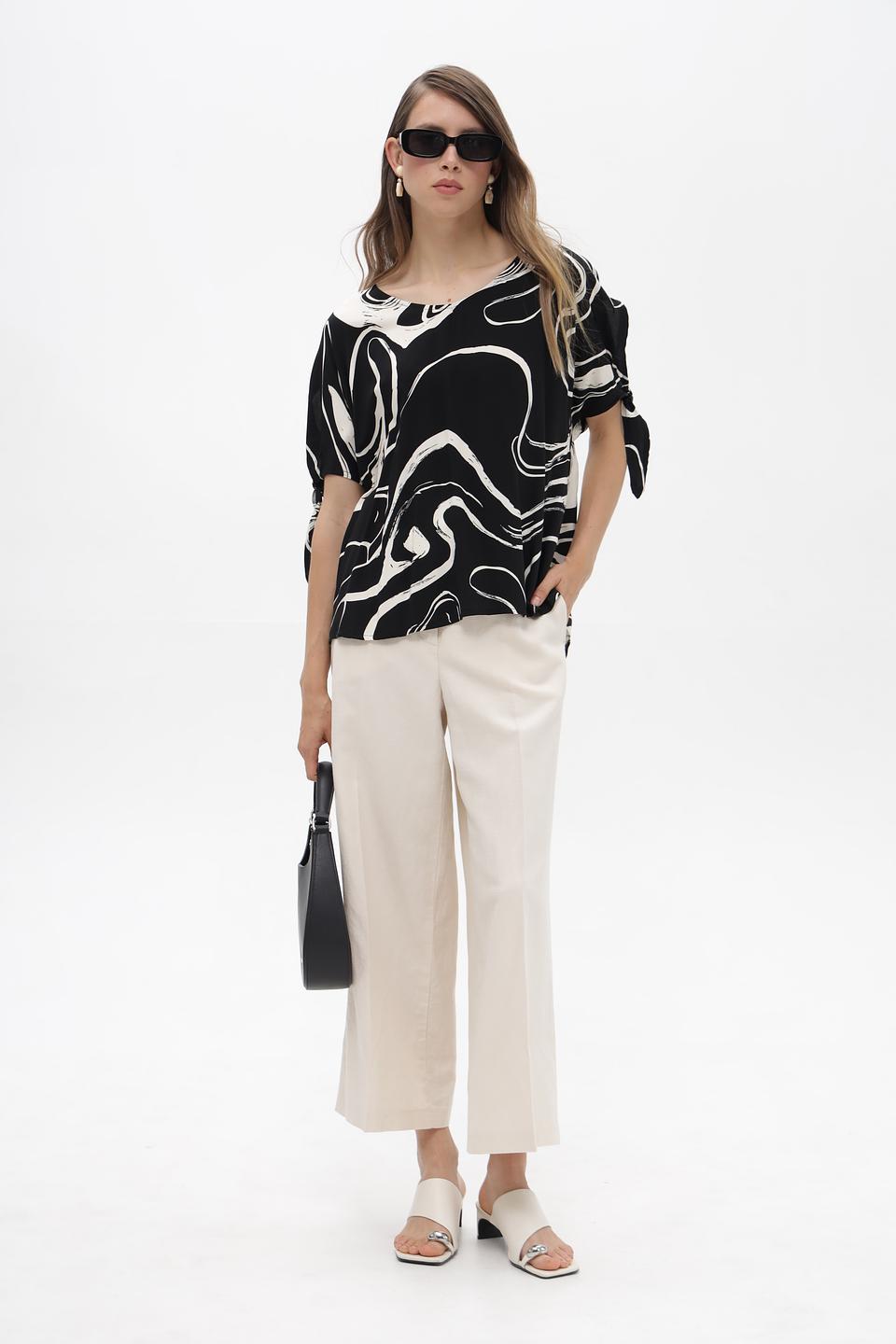 Блузка Broadway с абстрактным принтом