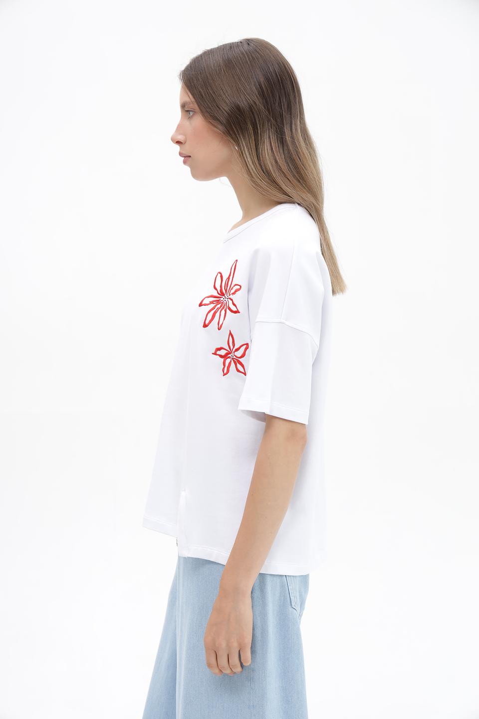 Футболка Passioni с цветами