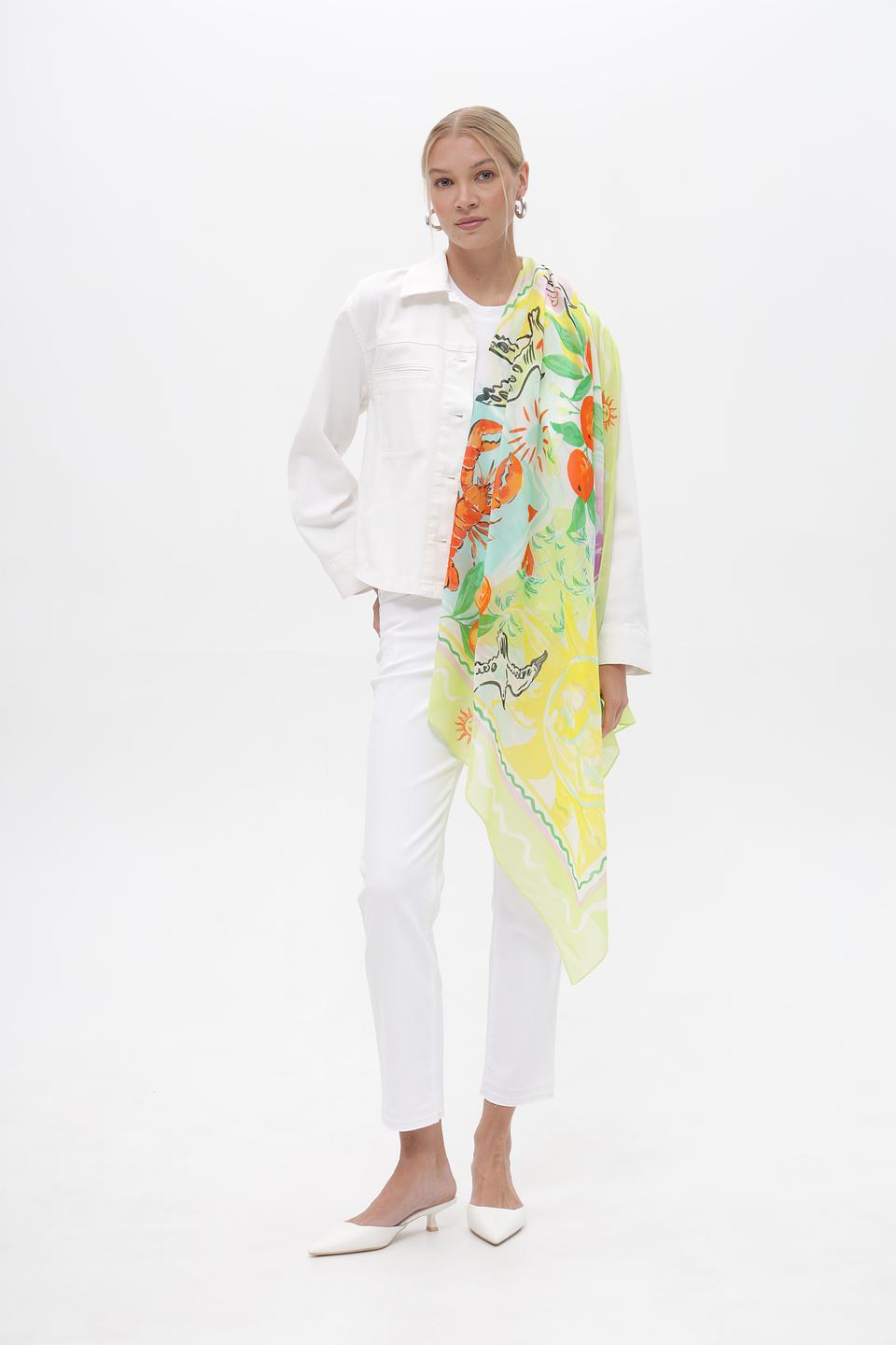 Шарф Fraas с принтом "Солнце"