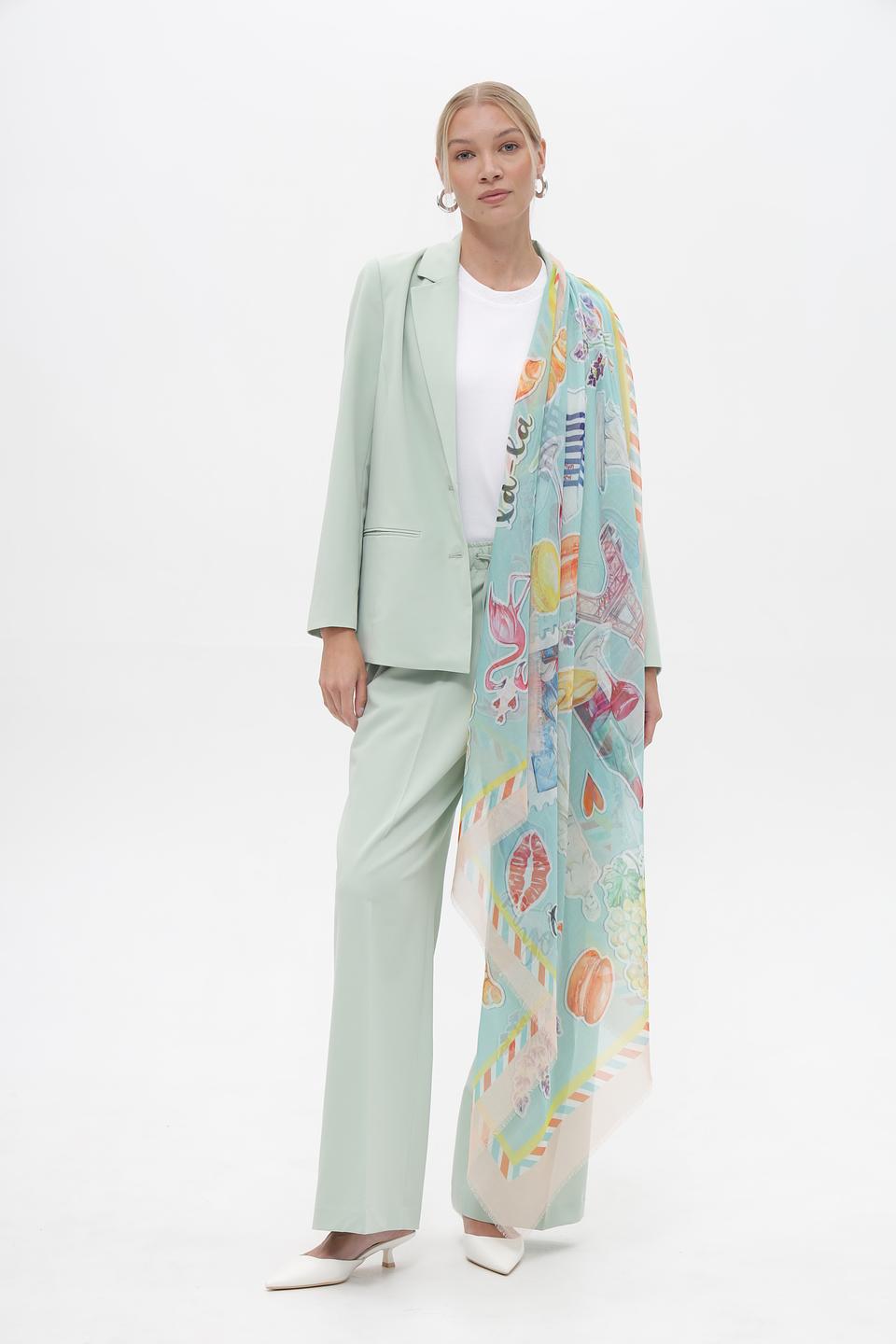 Платок Fraas с принтом