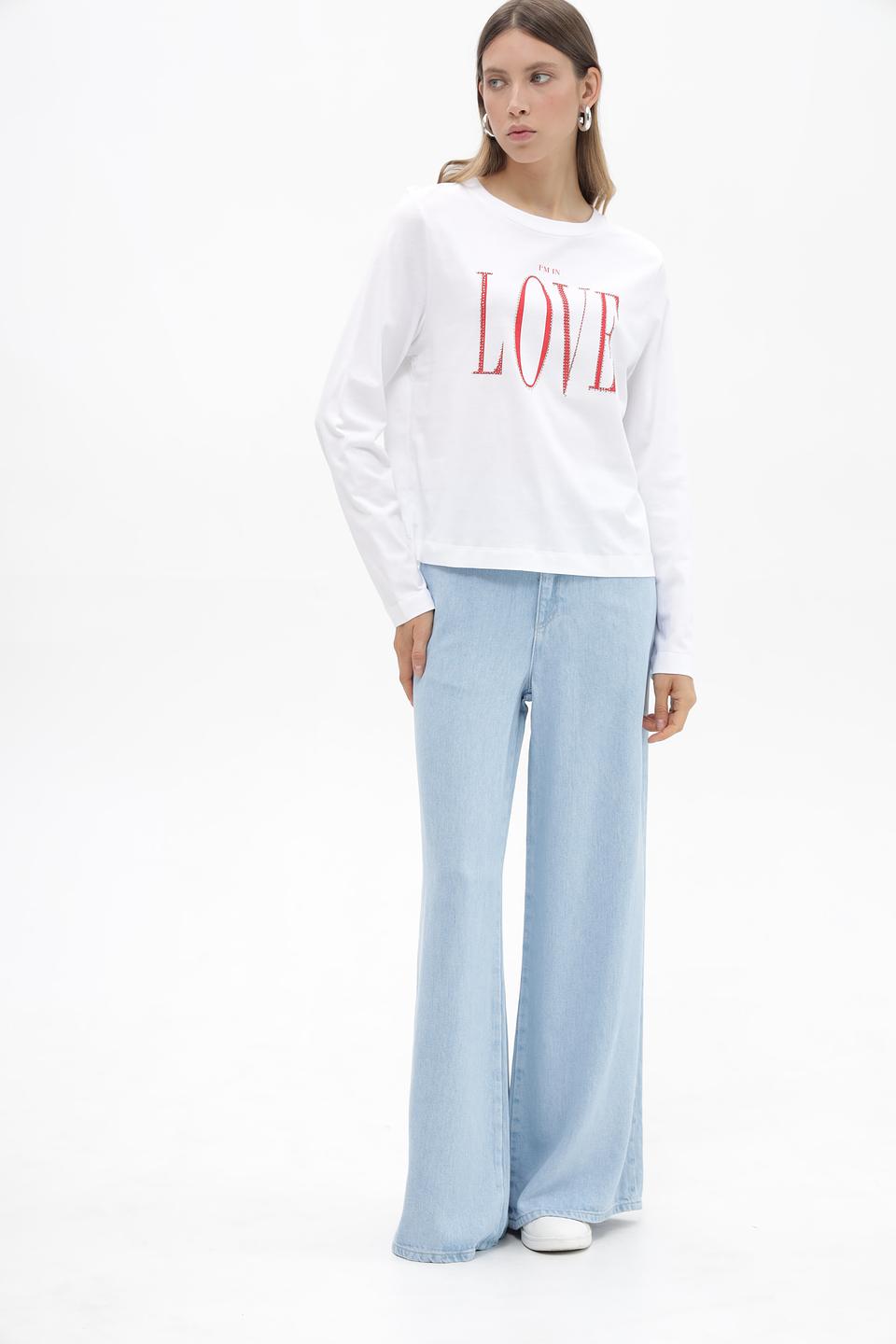 Футболка Rich and Royal с надписью LOVE