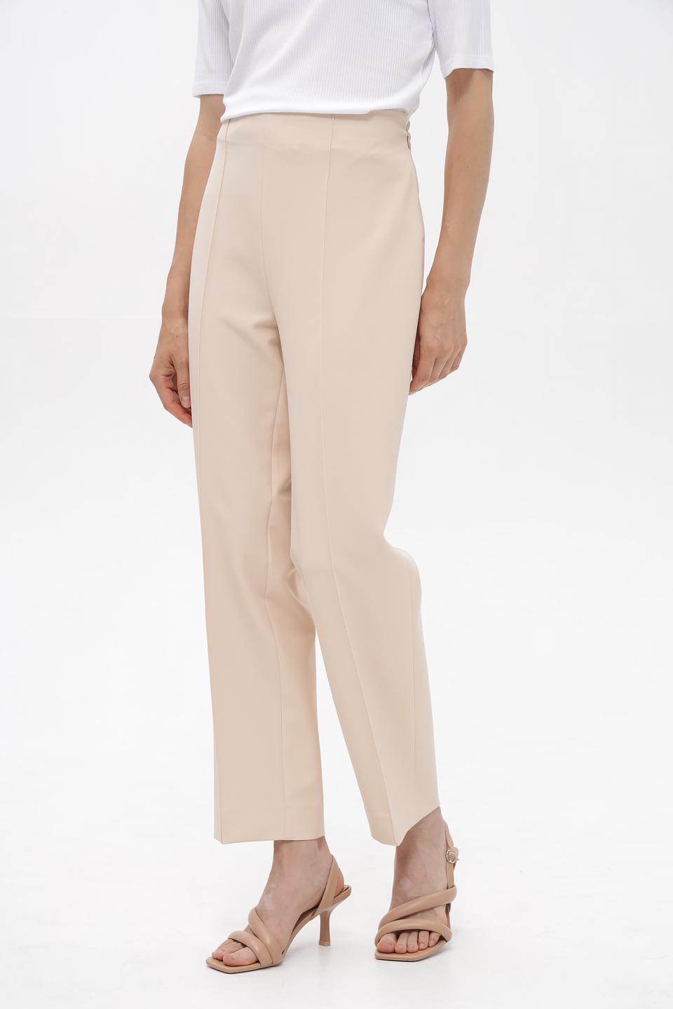 Брюки классические Rich and Royal бежевые