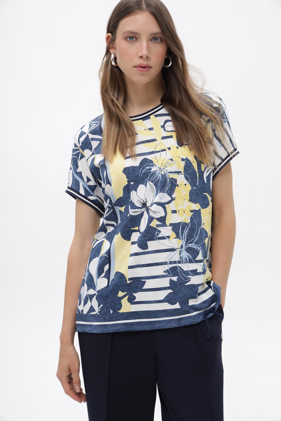 Футболка Olsen с цветочным принтом