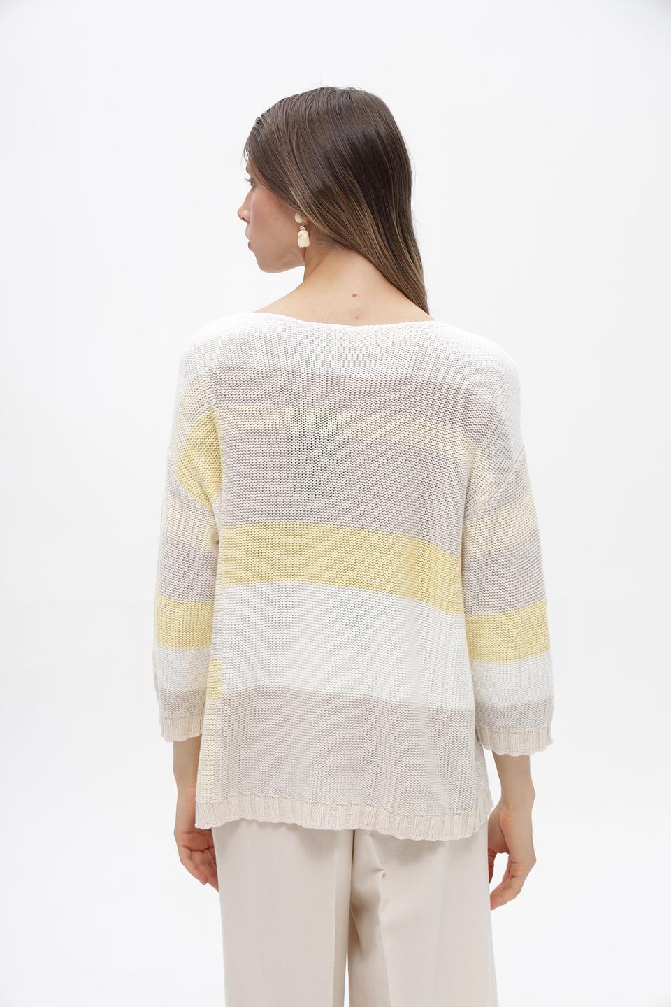 Пуловер Olsen в полоску