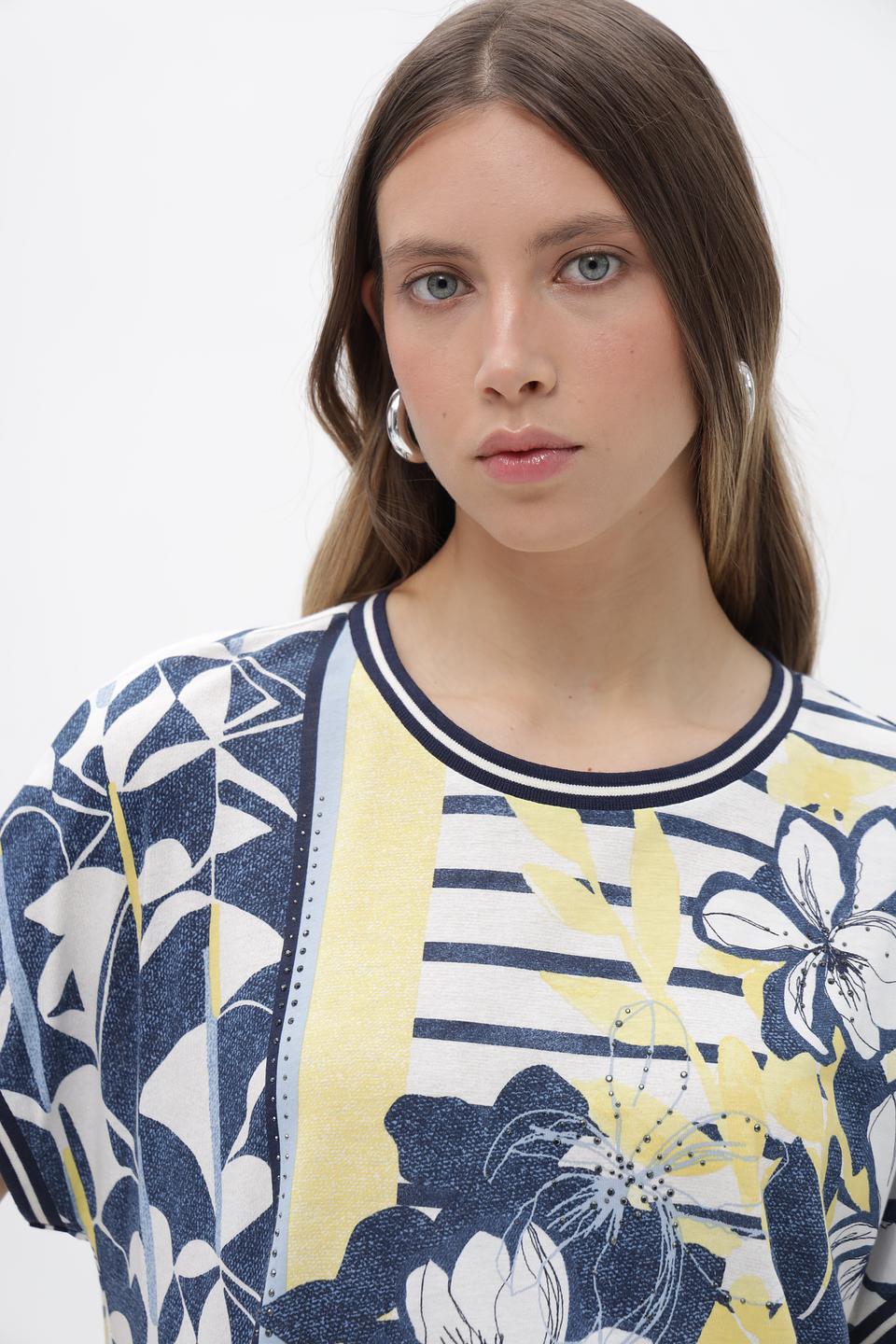 Футболка Olsen с цветочным принтом