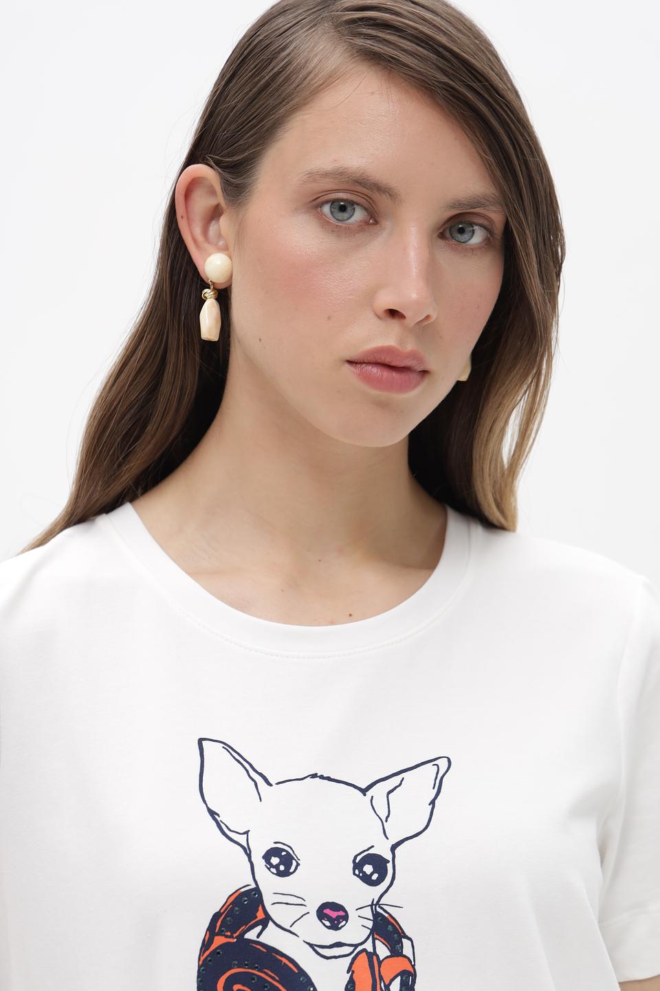 Футболка Olsen с чихуахуа