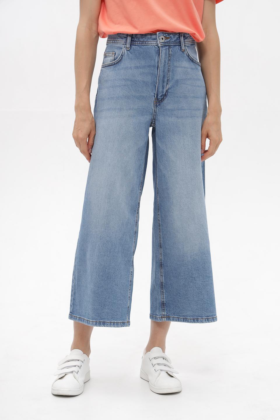 Джинсы Taifun клеш голубые