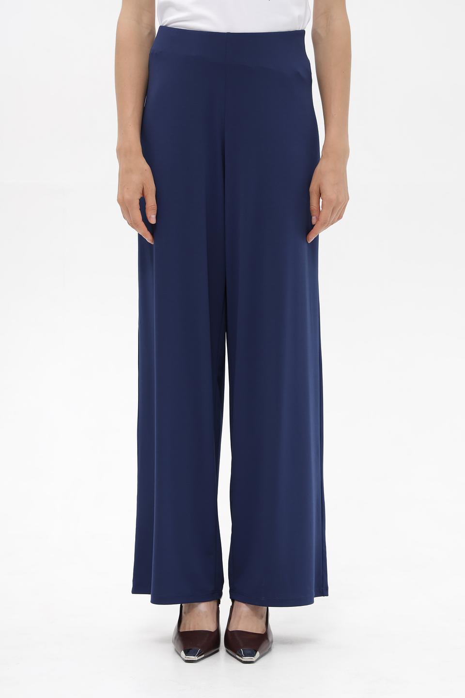 Брюки клёш Miss Lagotte синие