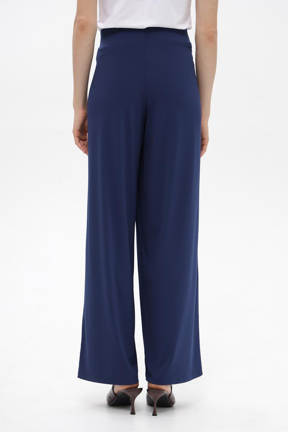 Брюки клёш Miss Lagotte синие