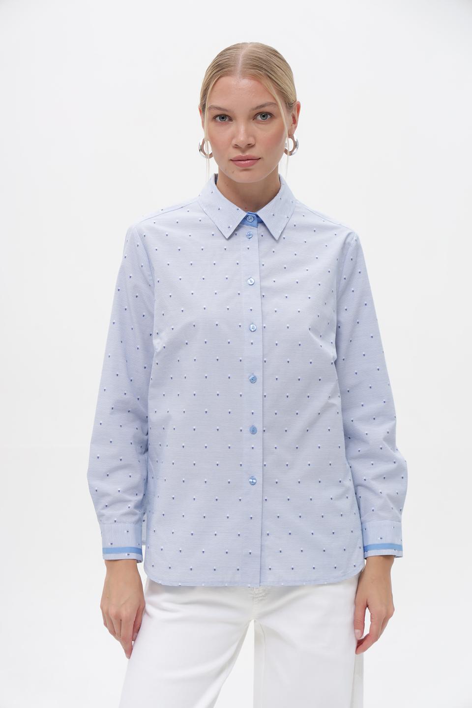 Блузка Frank Walder в полоску