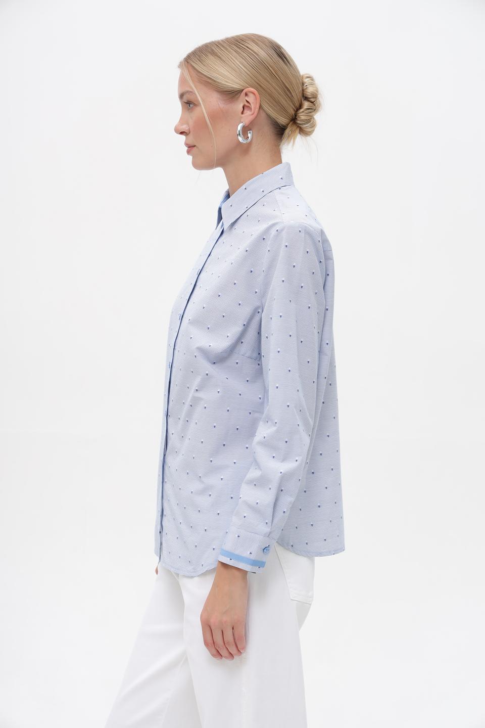 Блузка Frank Walder в полоску