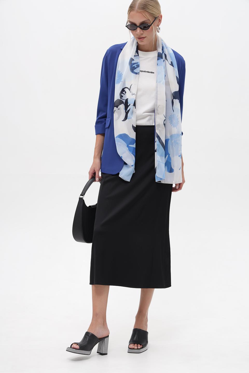 Шарф Frank Walder с принтом