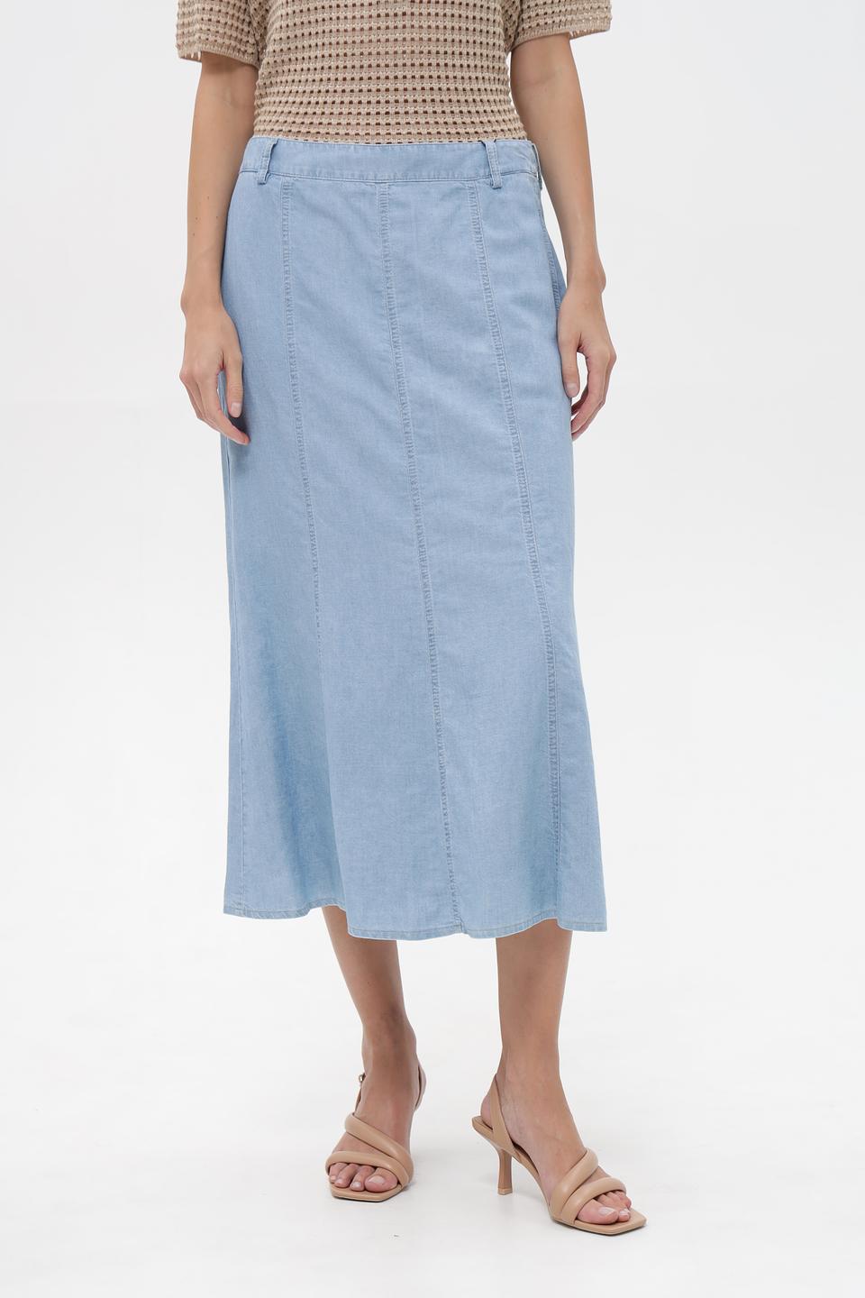 Юбка Gardeur деним светло-голубая