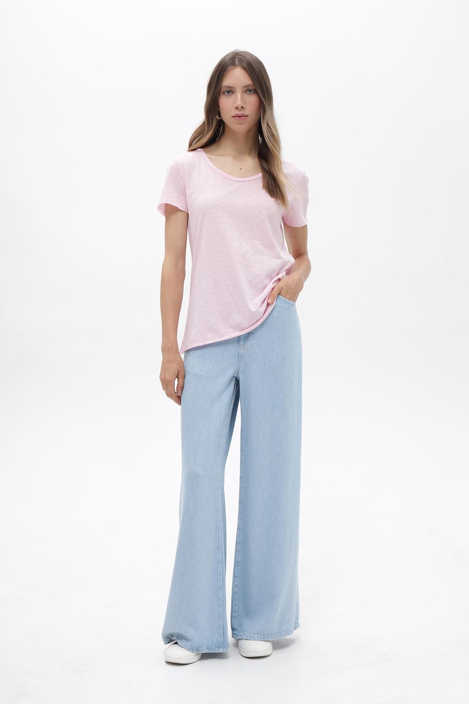 Джинсы клеш Rich and Royal голубые