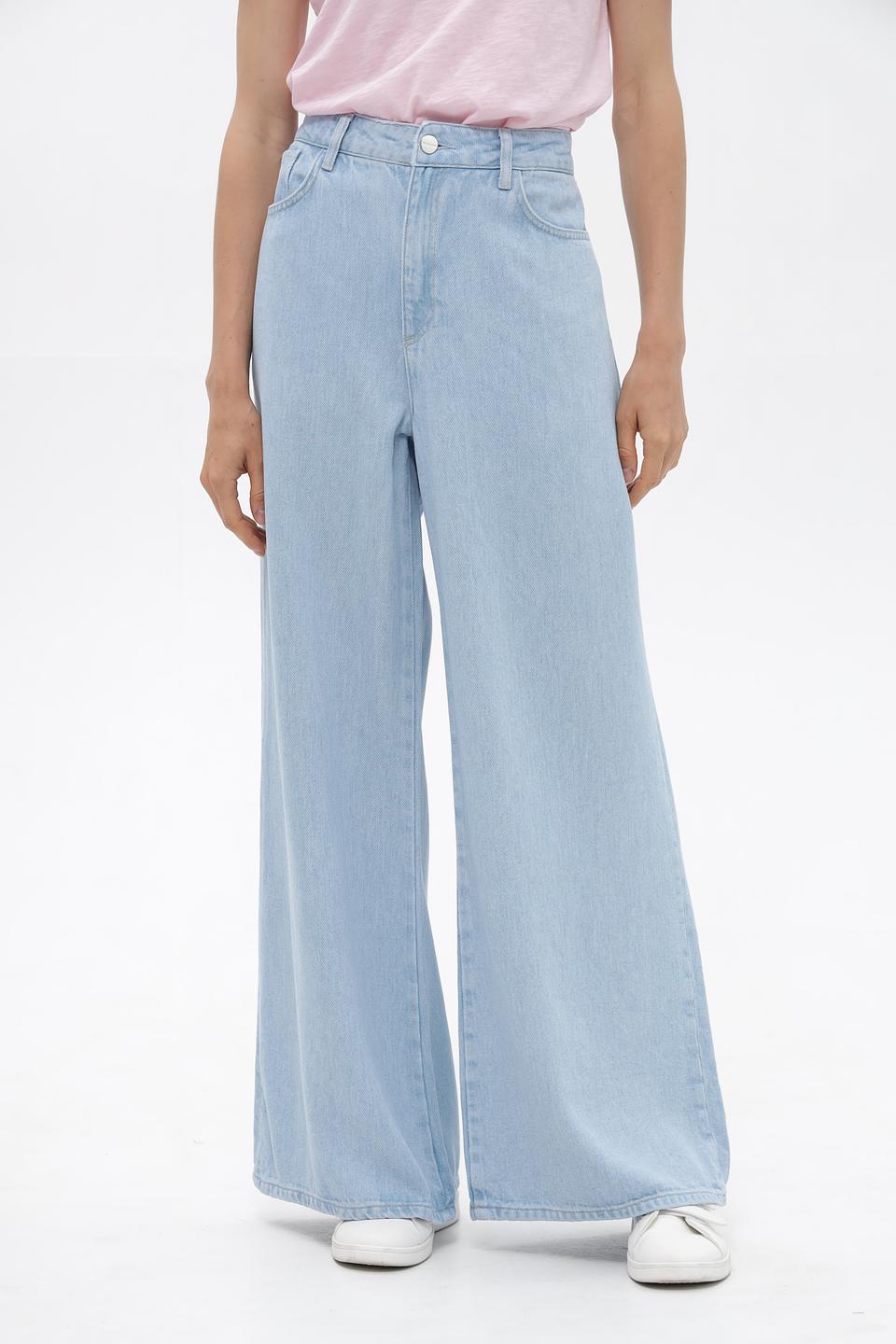 Джинсы клеш Rich and Royal голубые