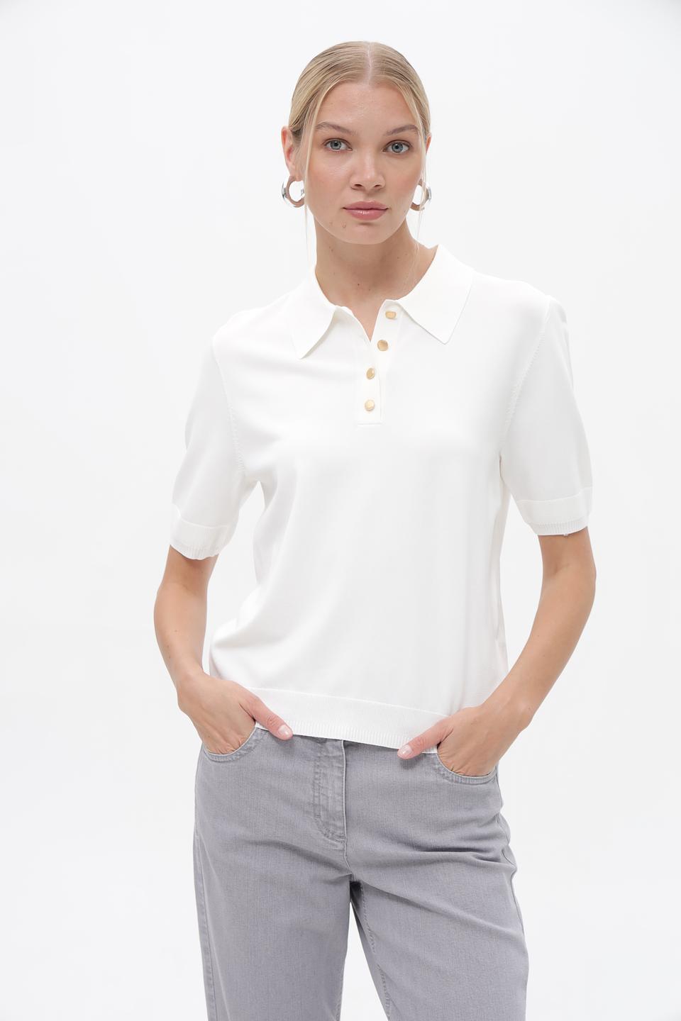 Пуловер Gerry Weber с воротником-поло