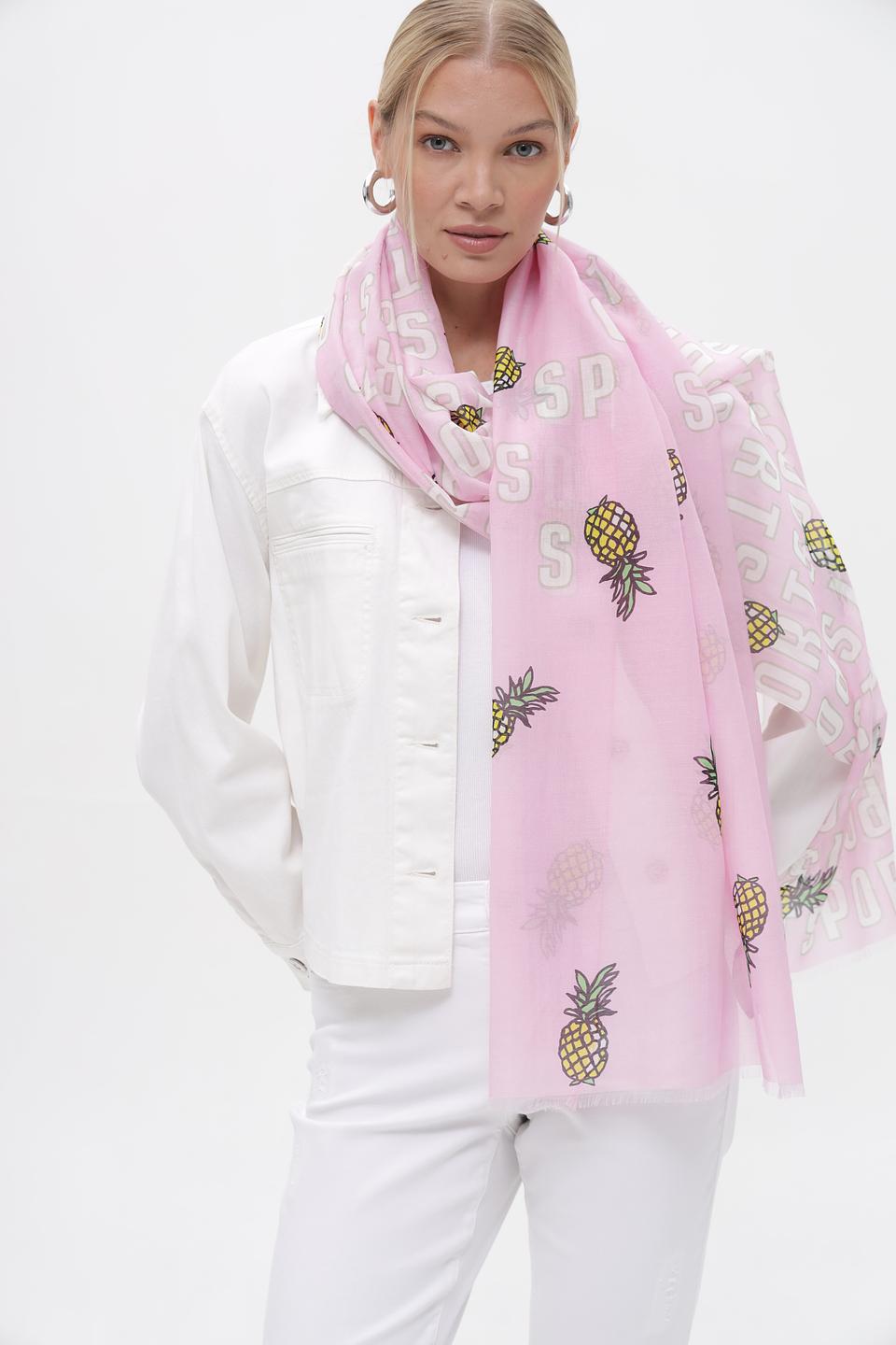 Шарф Marc Cain с ананасами