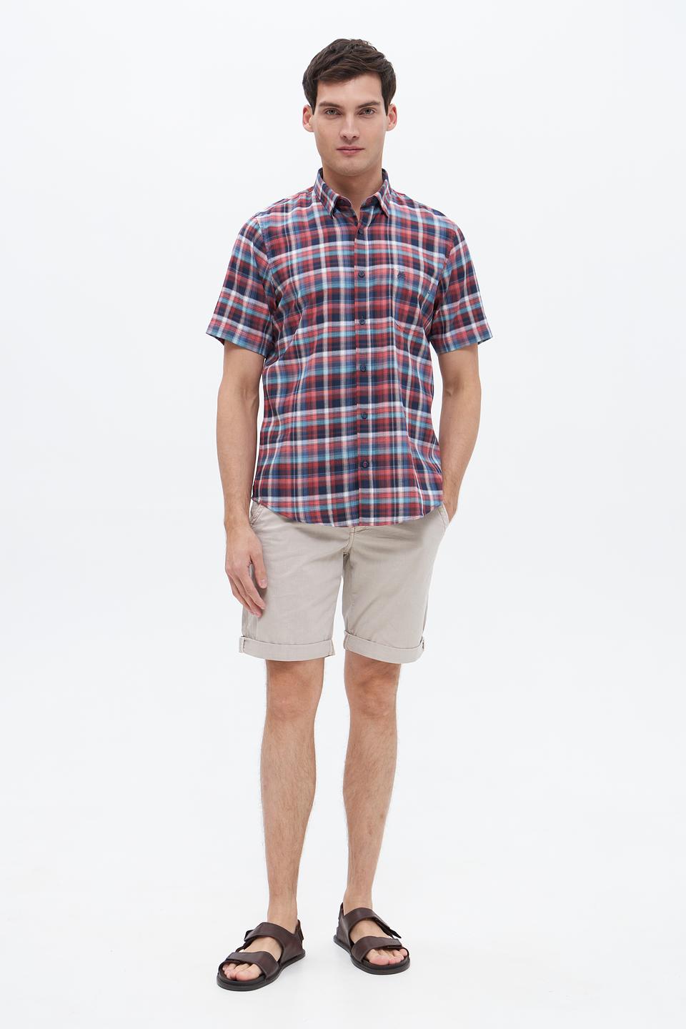 Рубашка кр-рукав Lerros в клетку