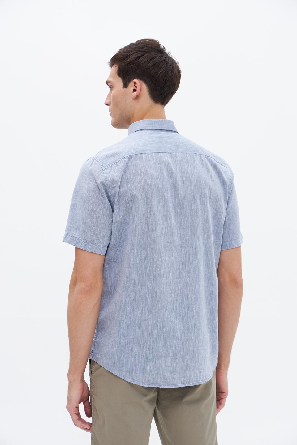 Рубашка кр Lerros men голубая