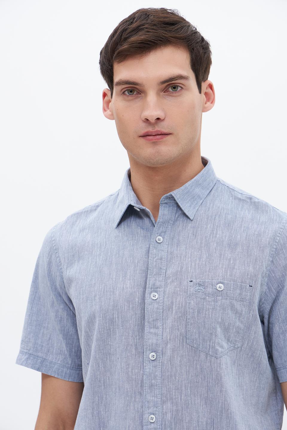 Рубашка кр Lerros men голубая