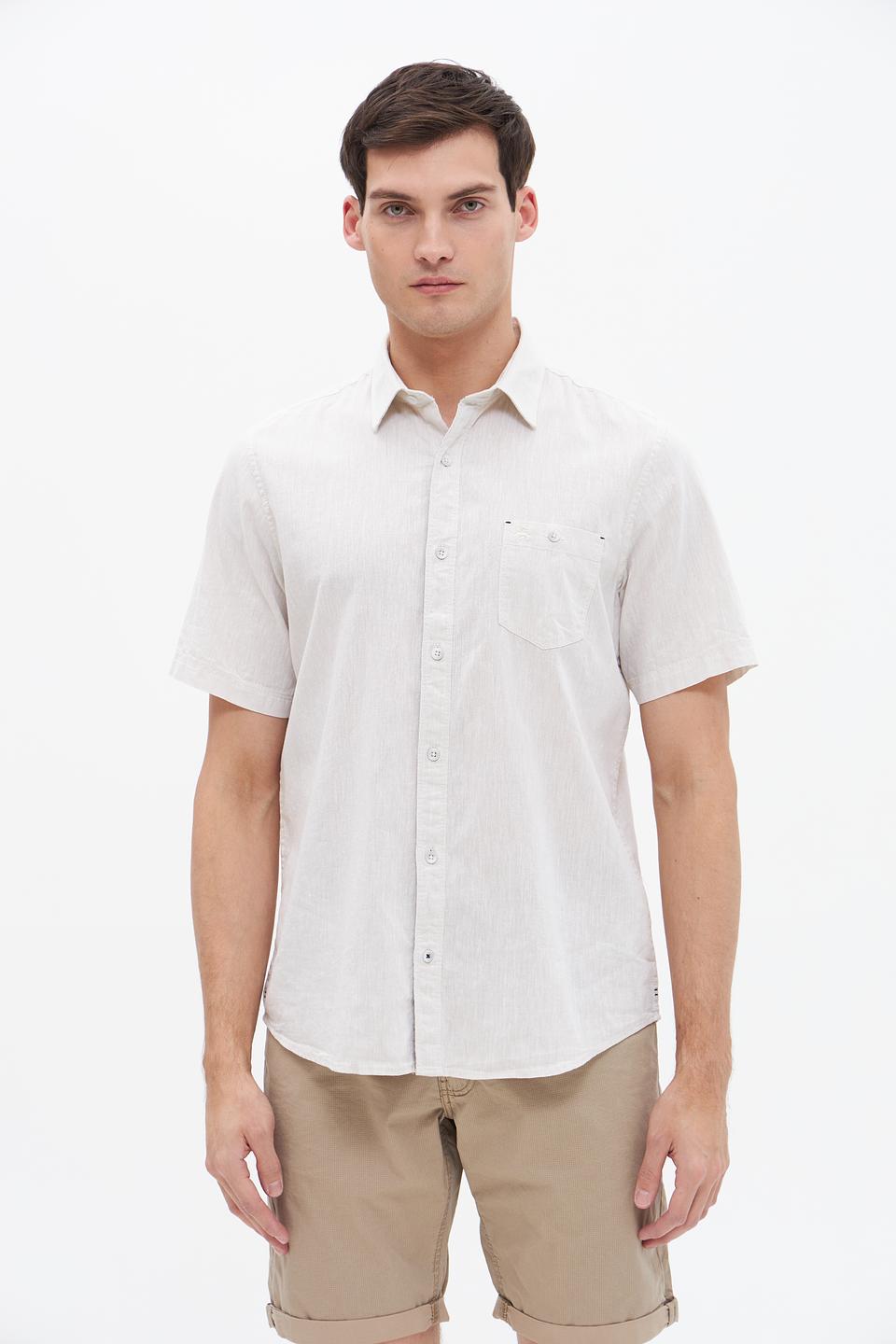 Рубашка кр Lerros мужская бежевая