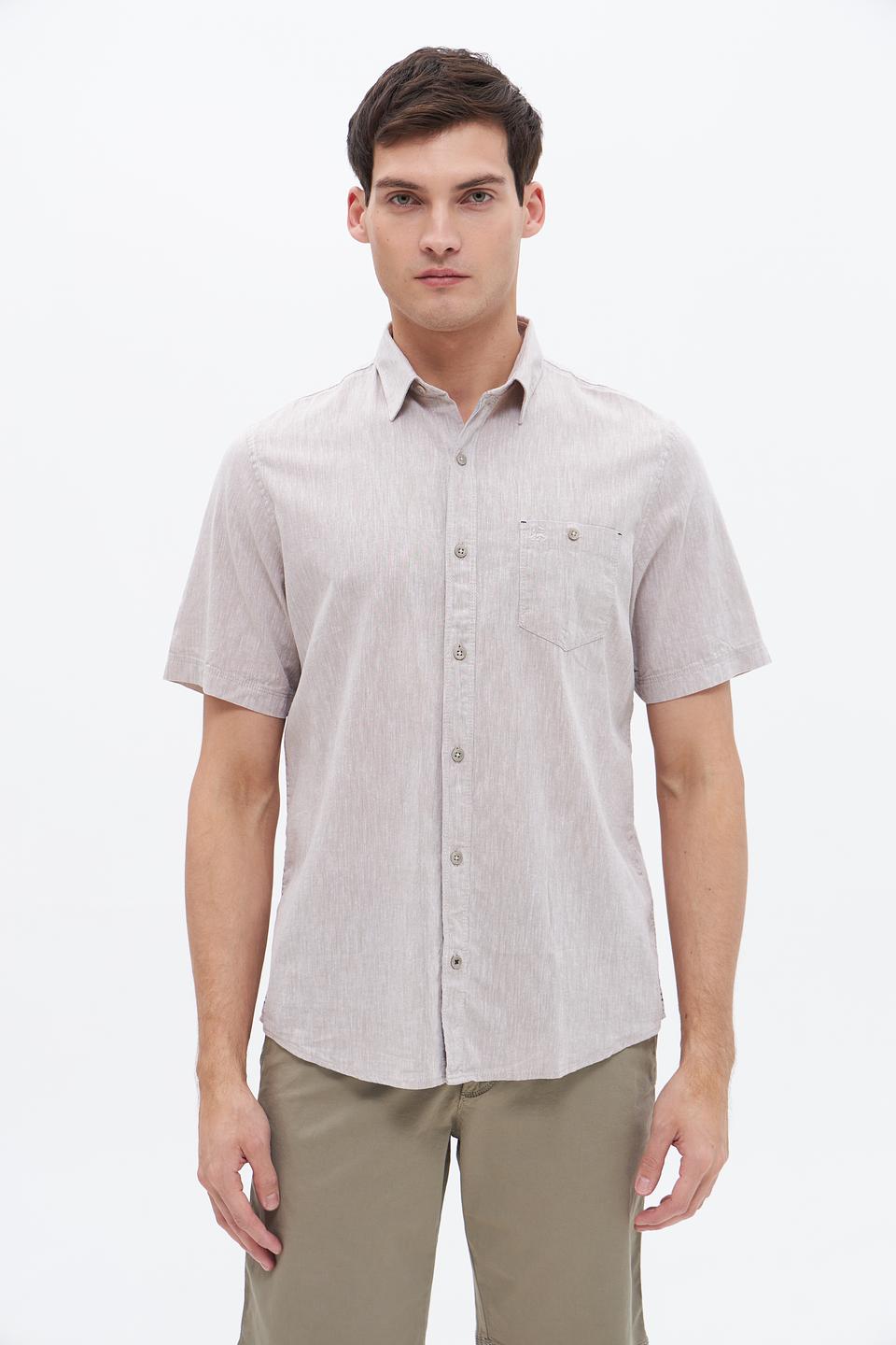 Рубашка кр-рукав Lerros бежевая