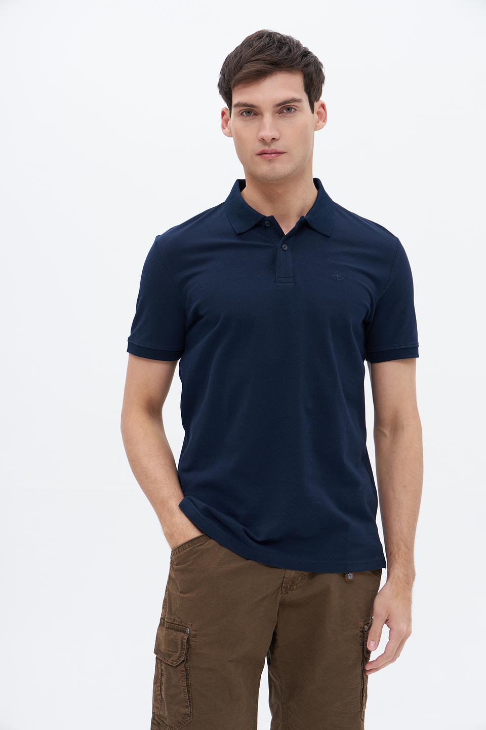 Поло Tom Tailor мужское тёмно-синее