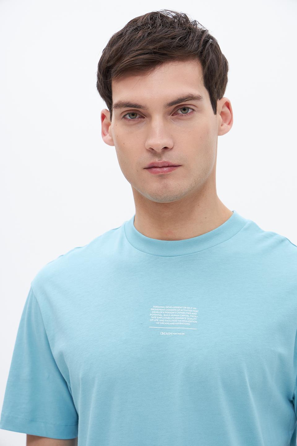 Футболка Tom Tailor denim голубая