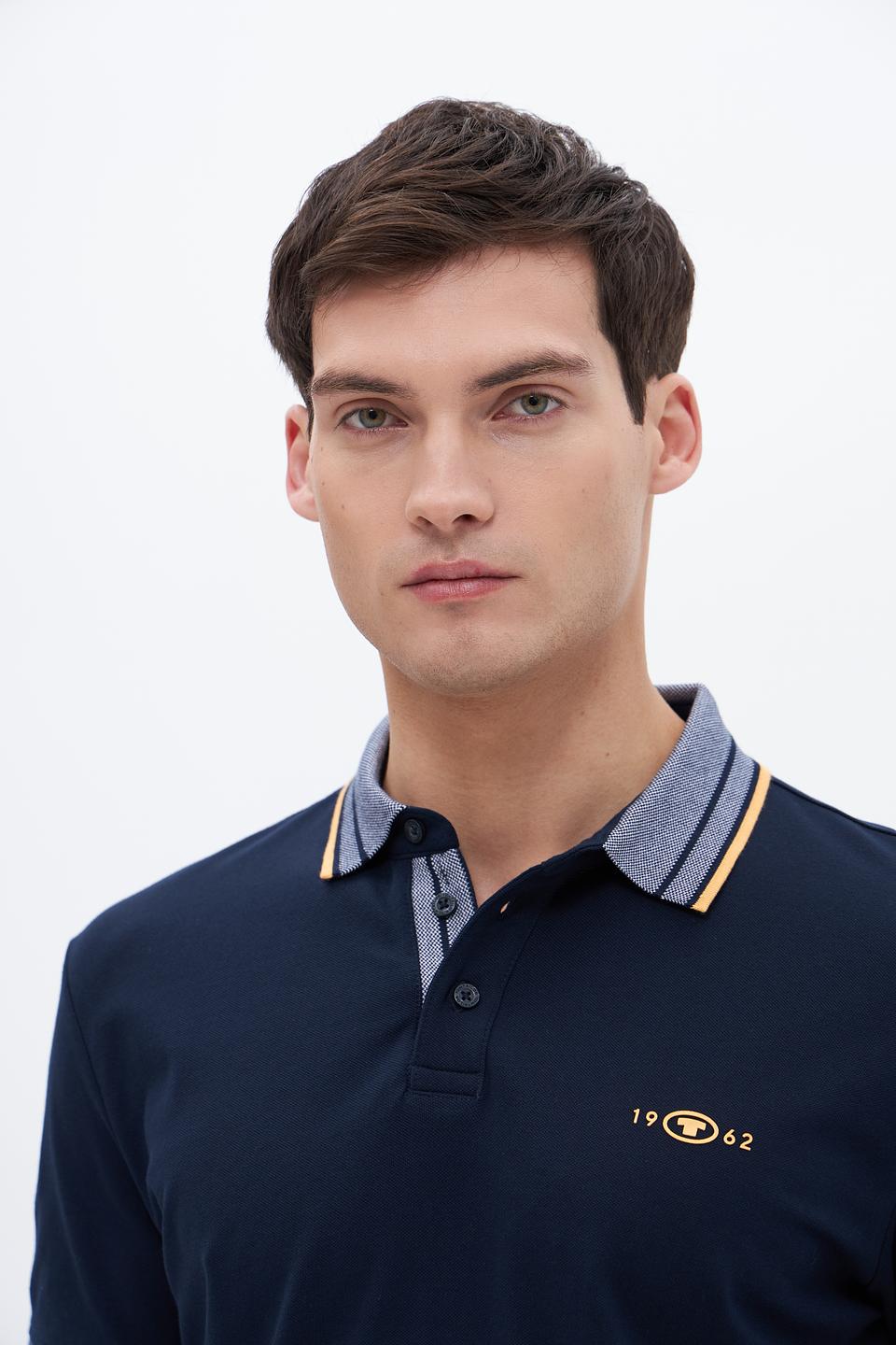 Поло Tom Tailor с контрастной отделкой