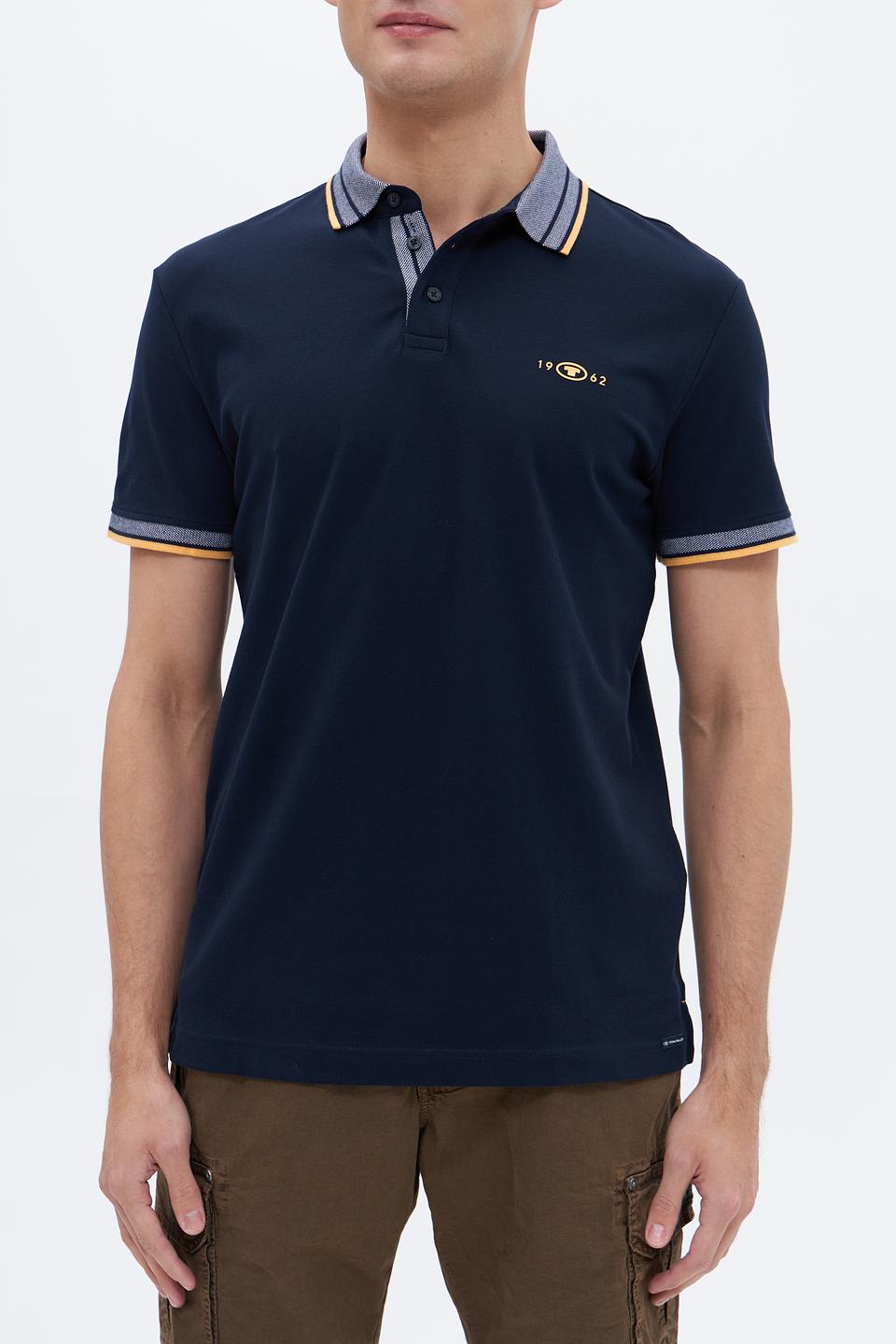 Поло Tom Tailor с контрастной отделкой
