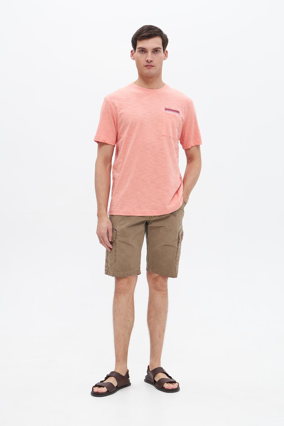 Футболка Tom Tailor персиковая