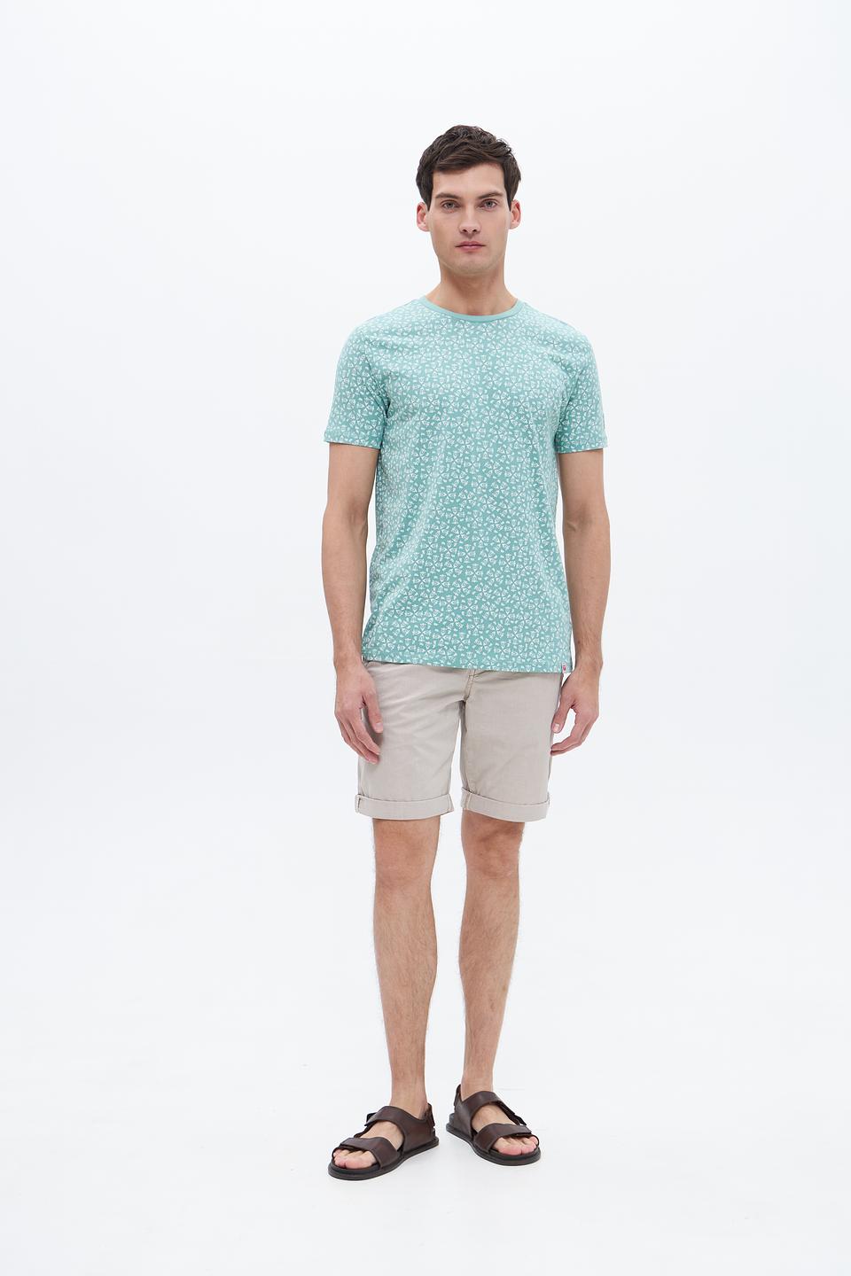 Футболка Time Zone с принтом мятный