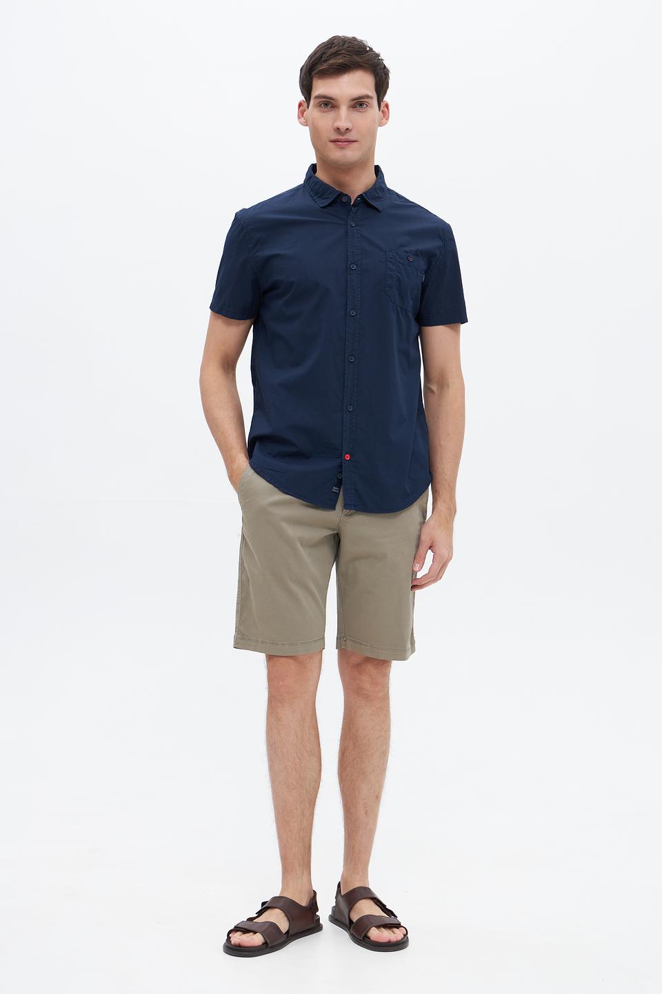 Рубашка кр Time Zone синяя