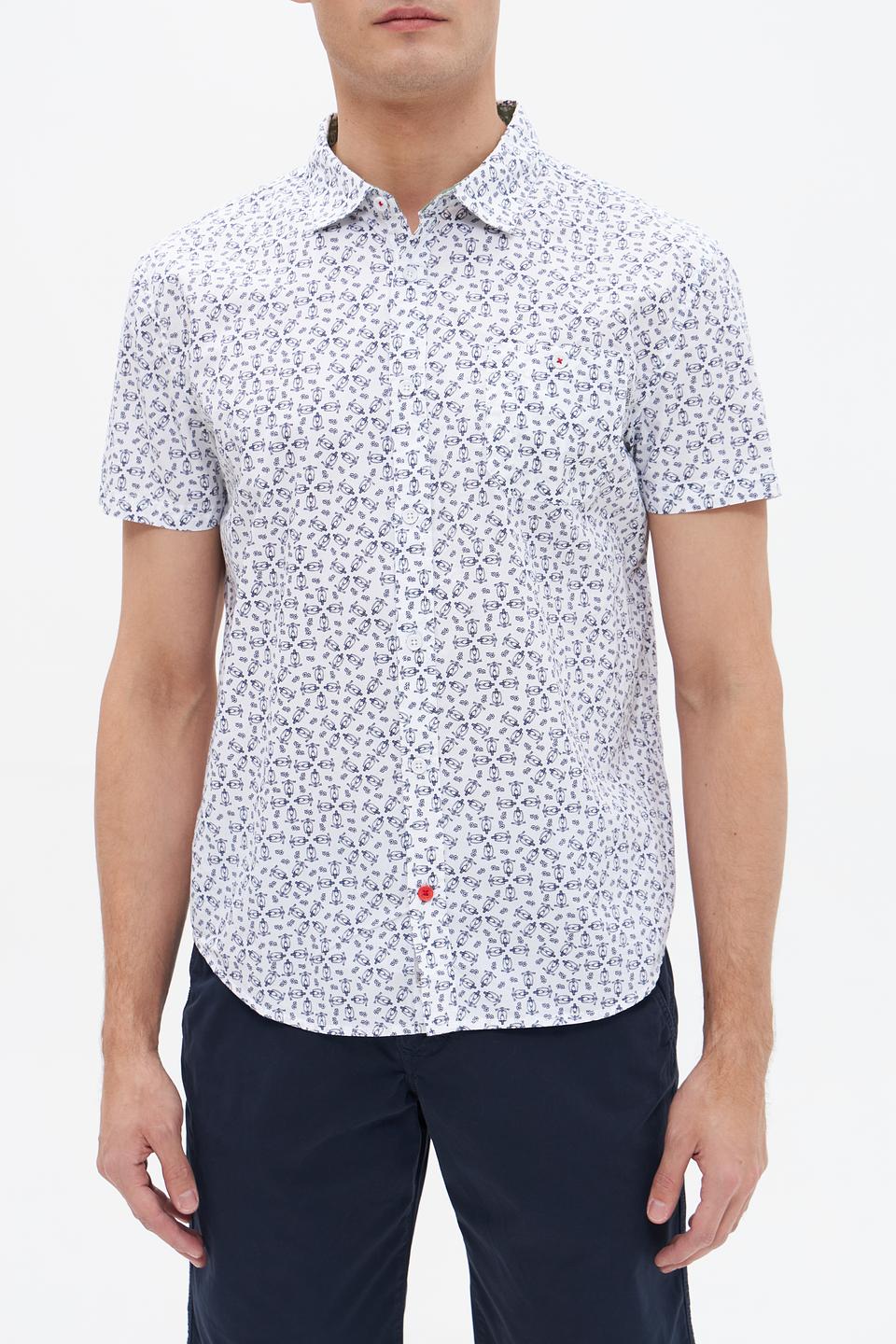 Рубашка кр Time Zone с принтом