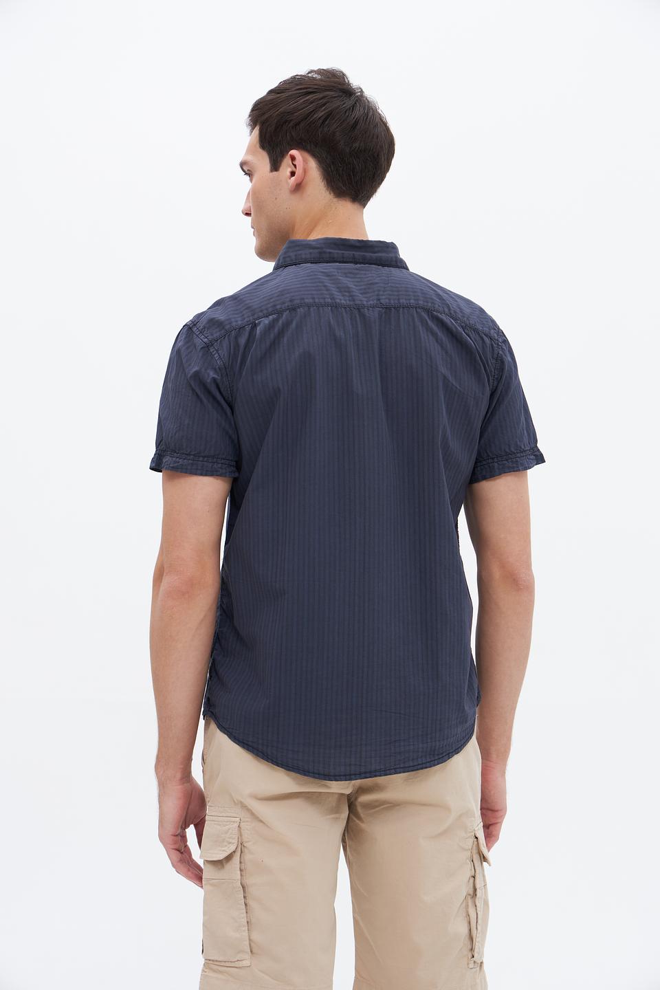 Рубашка кр Time Zone в полоску