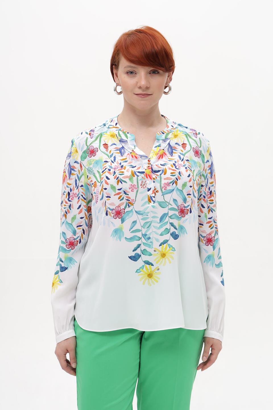 Блузка Herzens Angelegenheit с цветочным принтом